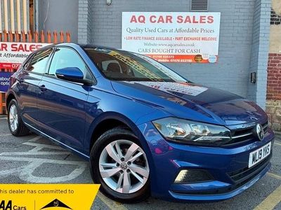 Used VW Polo SE 80 HP (58 kW) 2019 Blue Hatchback
