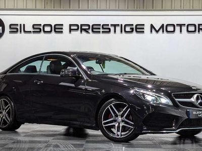 Used Mercedes E220 AMG line 2015 Black Coupe