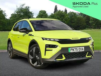 Green Used 2025 Skoda Elroq vRS SUV | £38,495 (Fair price)