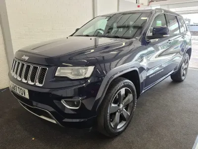 Used Jeep Grand Cherokee Overland 247 HP (181 kW) 2017 Blue SUV