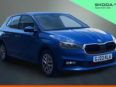 Begagnad Skoda Fabia Comfort 70 HK (51 kW) 2022 Blå Halvkombi