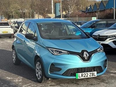 Special metallic celadon blue Used 2022 Renault Zoe Play Hatchback | £10,483 (Fair price)