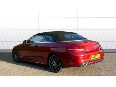 Used Mercedes C250 AMG Line Premium Plus 204 HP (150 kW) 2017 Red Cabriolet