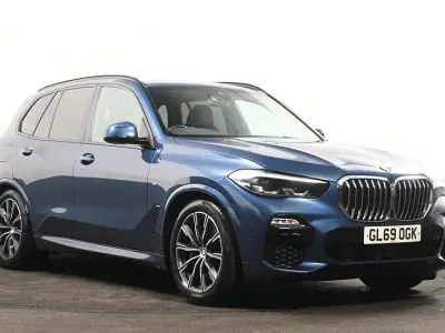 Used BMW X5 M Sport 261 HP (191 kW) 2019 Blue SUV