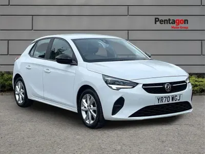 Used Vauxhall Corsa 73 HP (53 kW) 2020 White Hatchback