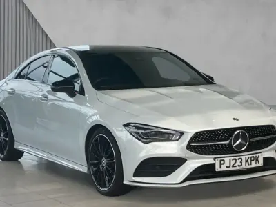 Used Mercedes CLA180 AMG Line Premium Plus 136 HP (100 kW) 2023 White Sedan