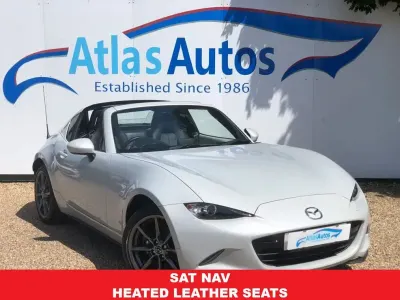 Used Mazda MX5 Inclusive 160 HP (117 kW) 2018 Silver Cabriolet