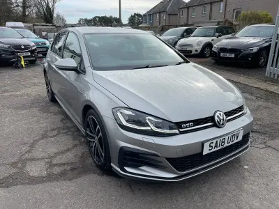 Used VW Golf VII GTD 184 HP (135 kW) 2018 Silver Hatchback