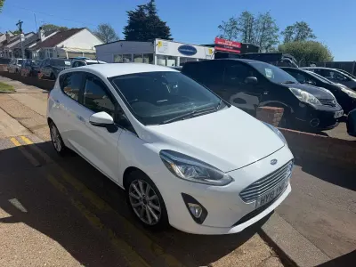 Used Ford Fiesta Titanium 2018 White Hatchback