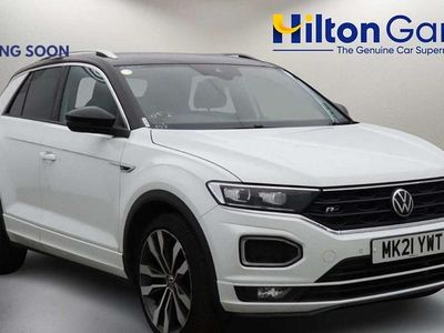 Used VW T-Roc R-line 150 HP (110 kW) 2021 White SUV