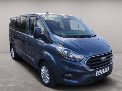 used Ford Transit Custom 2.0 EcoBlue 185ps Low Roof D/Cab Limited Van Auto Crew Bus