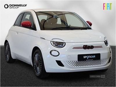White Used 2021 Fiat 500e Red Hatchback | £11,995 (Fair price)