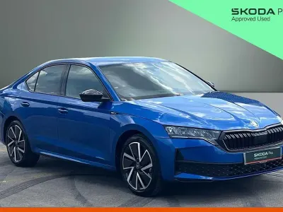 Used Skoda Octavia SportLine 150 HP (110 kW) 2025 Blue Hatchback