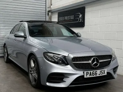Used Mercedes E220 AMG Line Premium Plus 2016 Silver Sedan