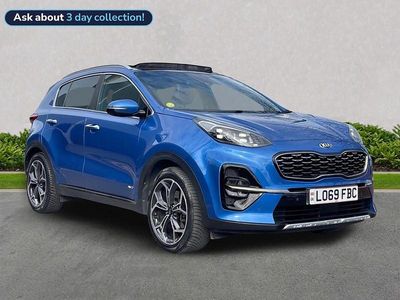 Used Kia Sportage GT-Line S 182 HP (133 kW) 2019 Blue SUV