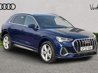 Used Audi Q3 S-Line 150 HP (110 kW) 2022 Blue SUV