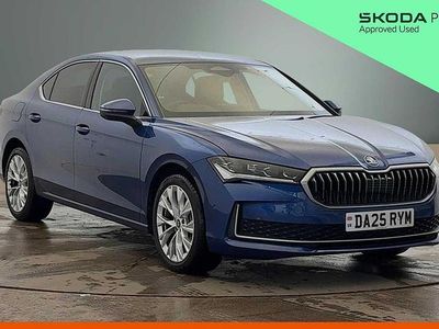 Used Skoda Superb SE L 110 HP (80 kW) 2025 Cobalt blue metallic Hatchback