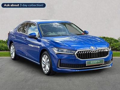 Used Skoda Superb SE Technology 147 HP (108 kW) 2025 Blue Hatchback