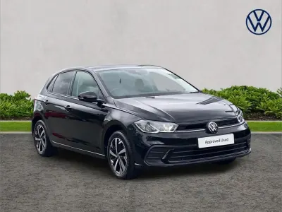 Used VW Polo Match 95 HP (69 kW) 2025 Black Hatchback