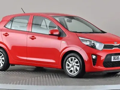 Used Kia Picanto 84 HP (61 kW) 2018 Red Hatchback
