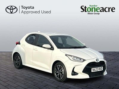 White Used 2023 Toyota Yaris Hybrid Design Hatchback | £16,500 (Good price)