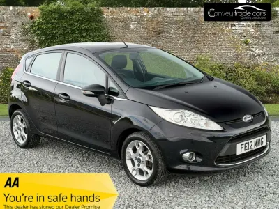 Used Ford Fiesta Zetec 2012 Black Hatchback