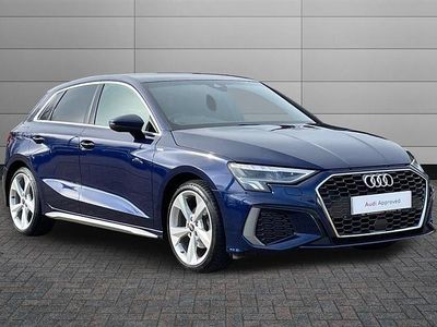 Navarra blue Used 2023 Audi A3 S-Line Sedan | £23,450 (Fair price)