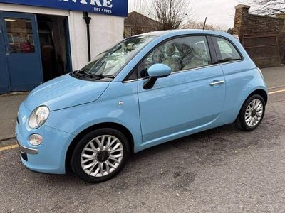 Used Fiat 500 Lounge 85 HP (62 kW) 2014 Blue Hatchback