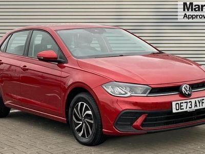 Used VW Polo Life 95 HP (69 kW) 2023 Kings red premium metallic Hatchback