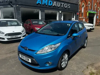 Used Ford Fiesta Zetec 96 HP (70 kW) 2011 Blue Hatchback