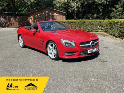Used Mercedes SL350 AMG 306 HP (225 kW) 2013 Red Cabriolet