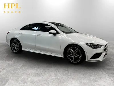 Used Mercedes CLA180 AMG line 136 HP (100 kW) 2021 White Sedan