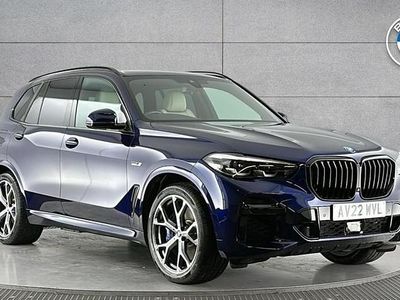 Blue Used 2022 BMW X5 M Sport SUV | £46,450 (Good price)