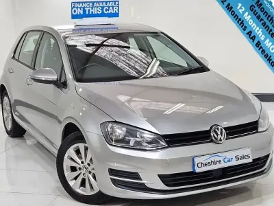 Used VW Golf VII SE 105 HP (77 kW) 2013 Silver Hatchback