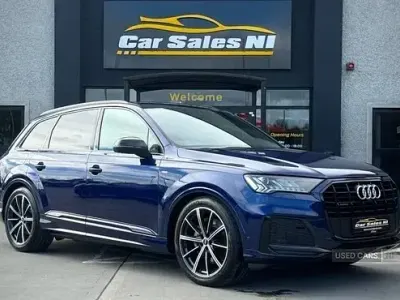 Used Audi Q7 Black Edition 286 HP (210 kW) 2022 Blue SUV