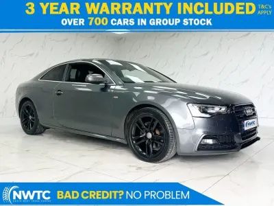 Used Audi A5 Design 177 HP (130 kW) 2015 Grey Coupe