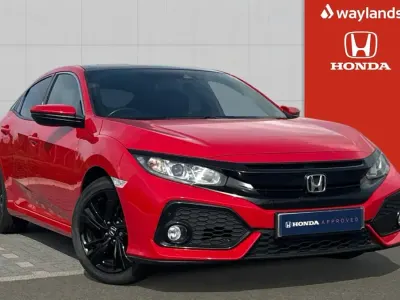 Used Honda Civic EX 126 HP (92 kW) 2019 Red Hatchback