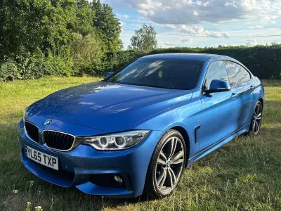 Used BMW 420 Coupé M Sport 190 HP (139 kW) 2016 Blue Coupe