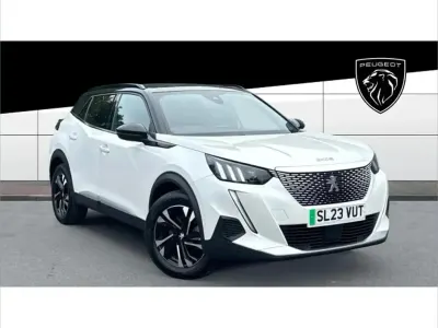 Used Peugeot e-2008 GTi 100 kW (136 HP) 2023 White SUV