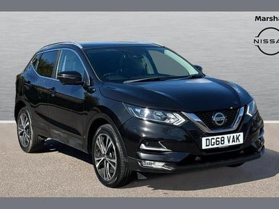 Used Nissan Qashqai N-Connecta 115 HP (84 kW) 2018 Black  SUV