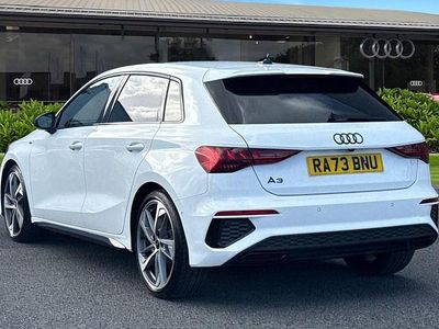 Used Audi A3 Black Edition 147 HP (108 kW) 2024 White Hatchback