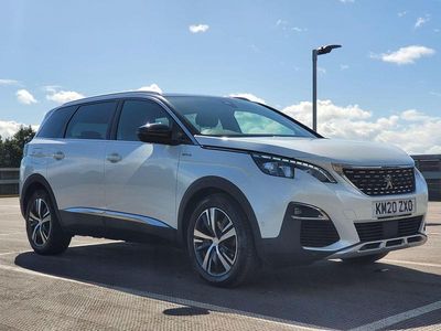 Used Peugeot 5008 GT-line 130 HP (95 kW) 2020 White Hatchback