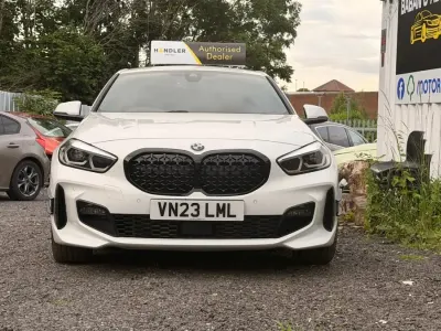 Used BMW 118 M Sport 134 HP (98 kW) 2023 White Hatchback
