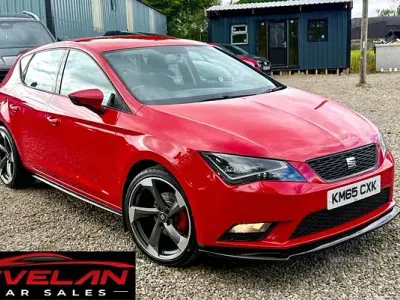 Used Seat Leon SE 110 HP (80 kW) 2015 Red Hatchback