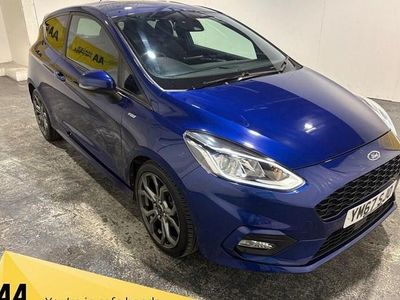 Used Ford Fiesta ST-Line 100 HP (73 kW) 2018 Blue Hatchback