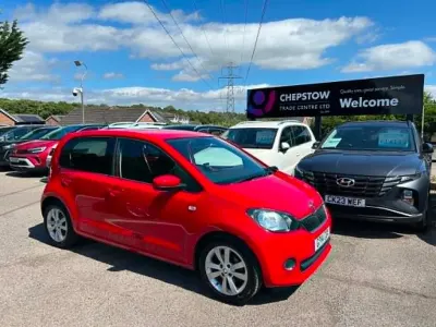 Used Skoda Citigo Elegance 75 HP (55 kW) 2014 Red Hatchback