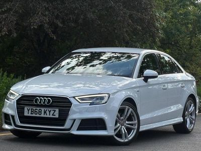 Używany Audi A3 S-Line 150 KM (110 kW) 2018 Biały Sedan/Limuzyna