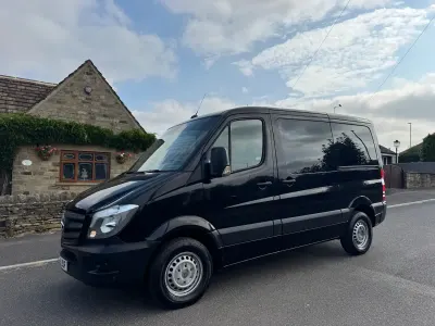 Used Mercedes Sprinter 95 HP (69 kW) 2015 Black Van
