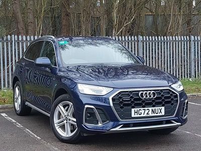 Blue Used 2022 Audi Q5 S-Line SUV | £30,498 (Fair price)