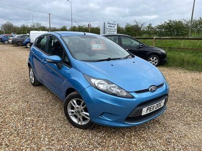 Used Ford Fiesta 95 HP (69 kW) 2011 Blue Hatchback